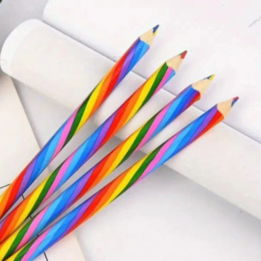 🍄Rainbow Colors Writing Pencils